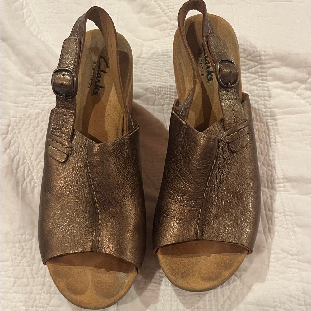 Clarks Women's Metallic Sandals